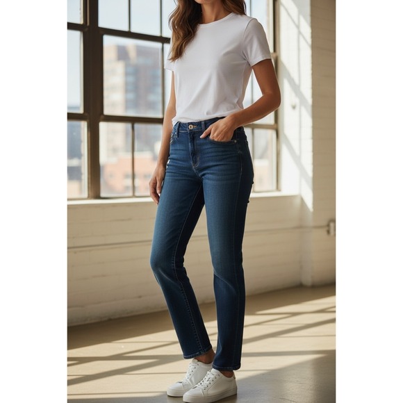 Gloria Vanderbilt Denim - Gloria Vanderbilt All Around Slimming Effect Skinny Jeans Blue Women Size 8‎